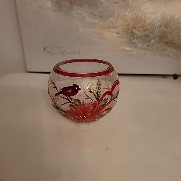 Kirkland  Poinsettia Votive - Picture 1 of 4